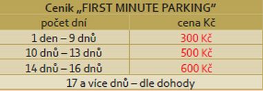 First mminute parking L2013