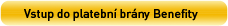 Vstup do online platební brány Benefity