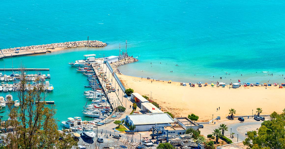 Pláž Sidi Bou Said