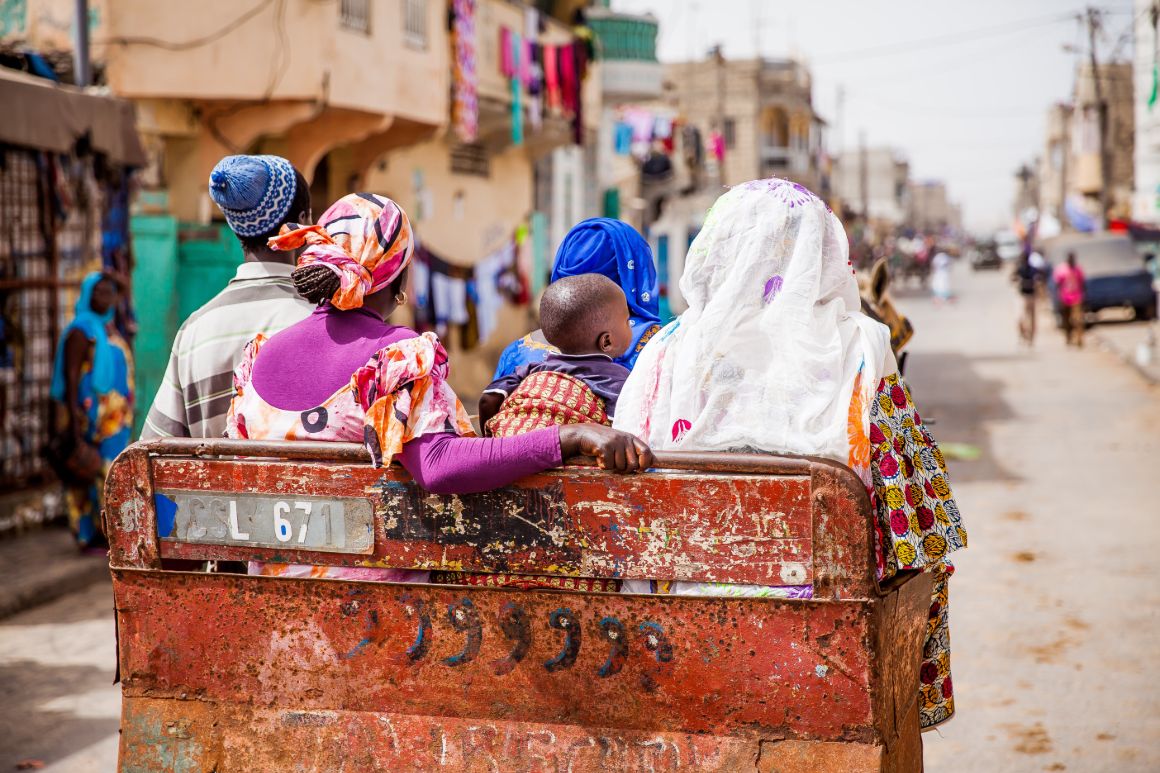 Ulice v Saint-Louis, Senegal