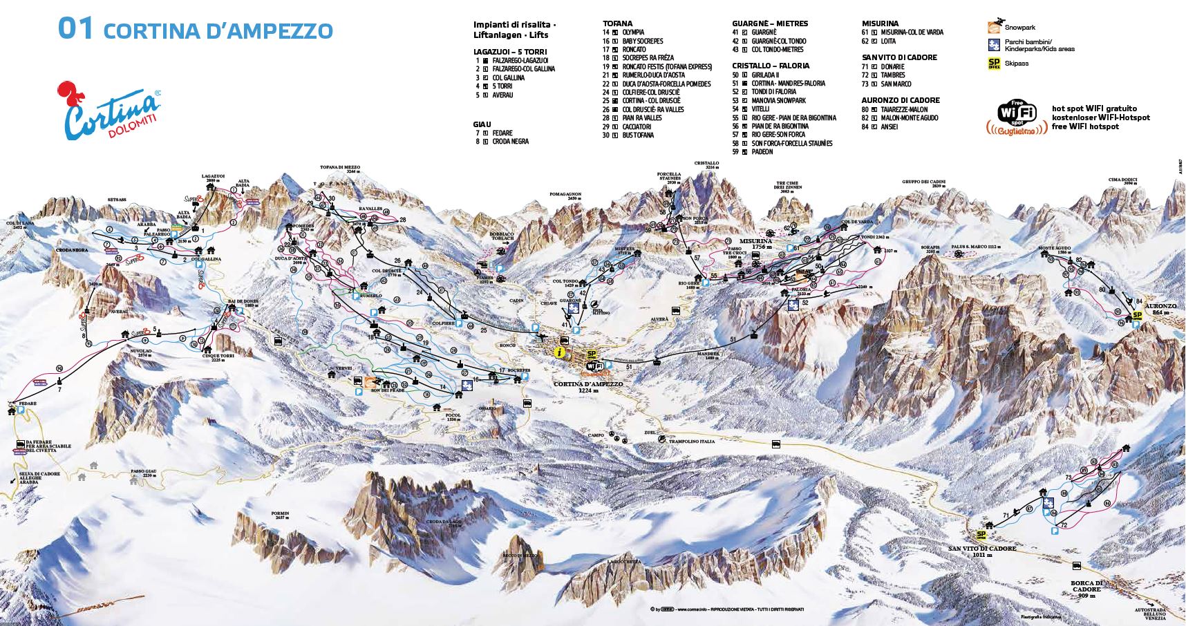 Itálie - Cortina d'Ampezzo