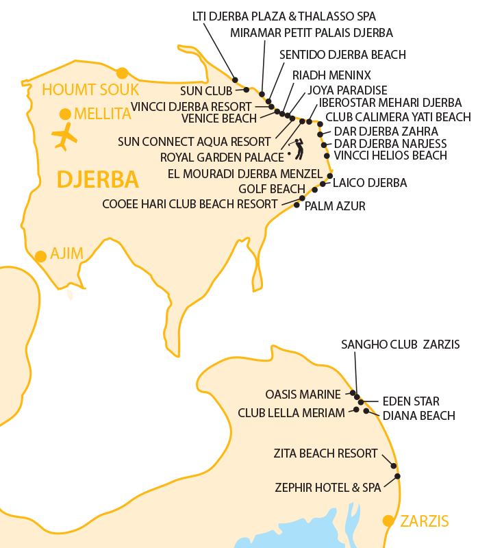 Dovolená Djerba 2021 | EXIM TOURS