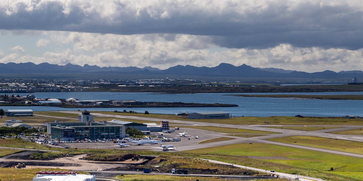Mezinárodní letiště Reykjavíkurflugvöllur je vstupním bodem na Island
