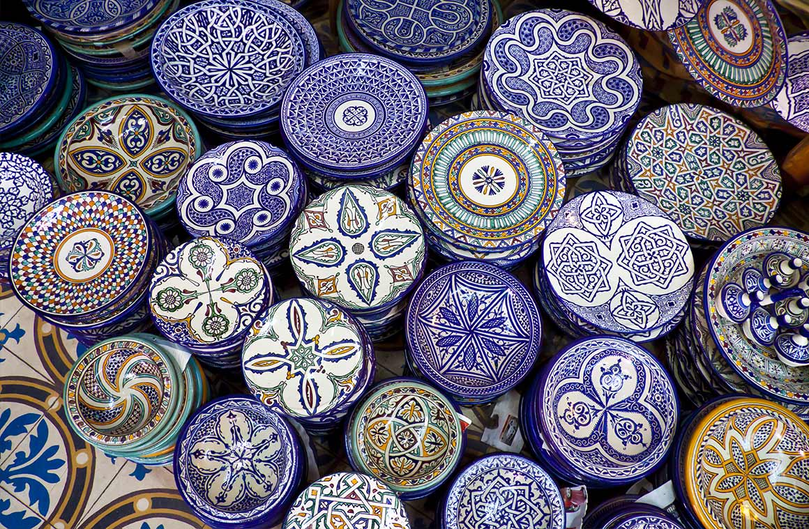 Tradiční marocká keramika