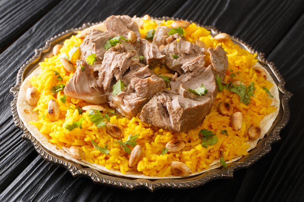 Jehněčí mansaf, Jordánsko