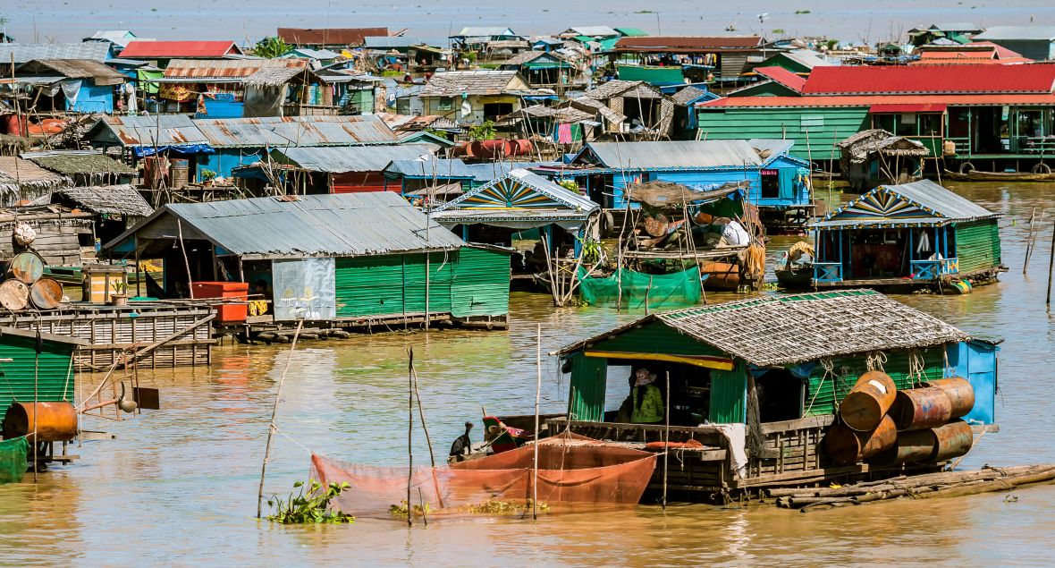 Plovoucí vesnice Tonlé Sap, Kambodža