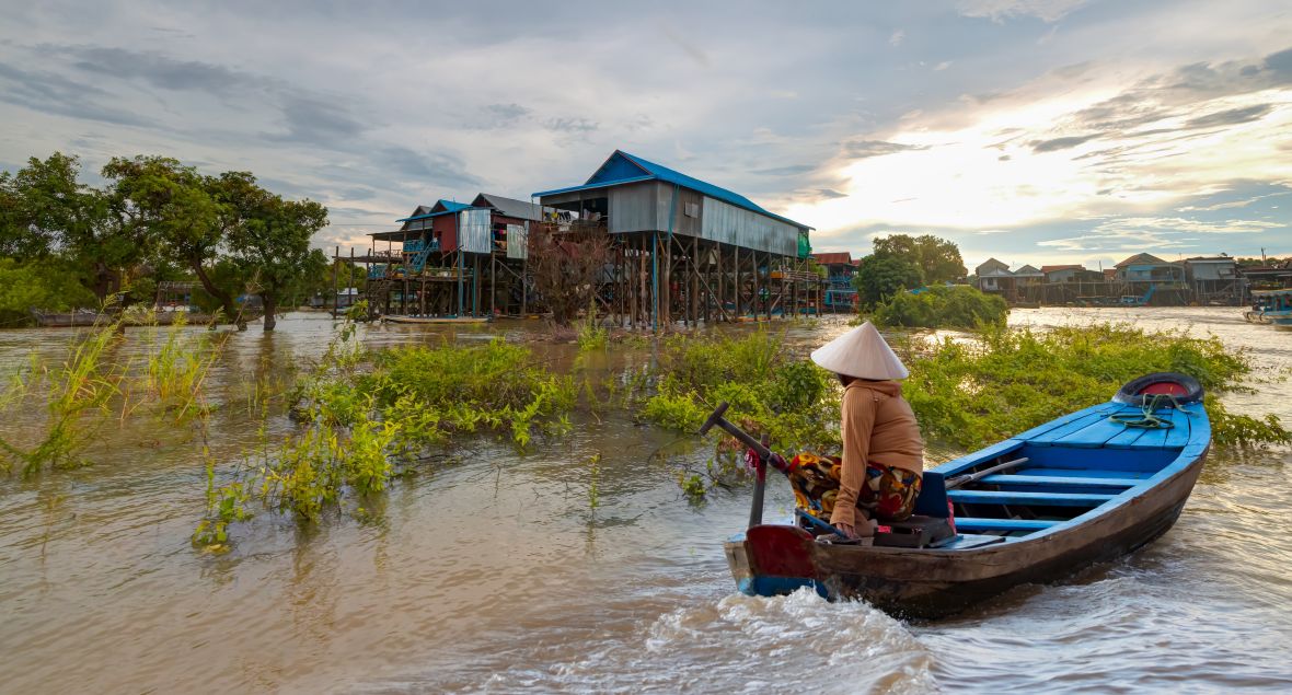 Jezero Tonle Sap, Siem Reap, Kambodža