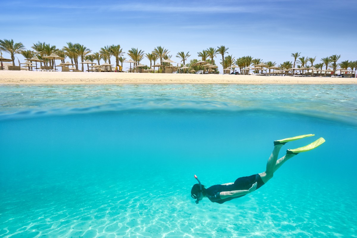 Šnorchlování u Marsa Alam