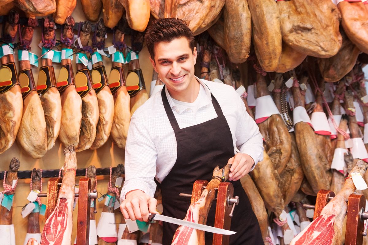 Španělská delikatesa – sušená šunka Jamón iberrico