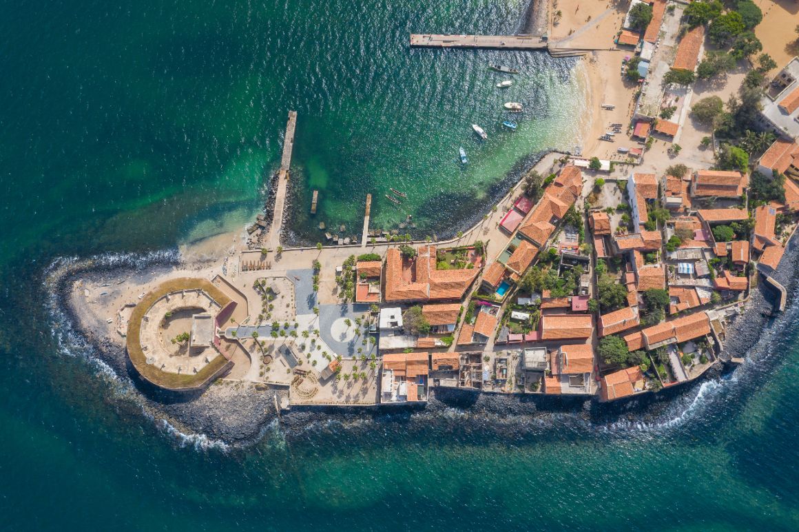 Ostrov Gorée s vězením, Senegal