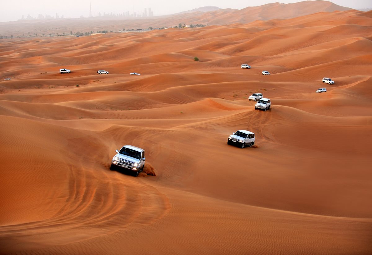 Pouštní safari v Emirátech Pouštní safari v Emirátech