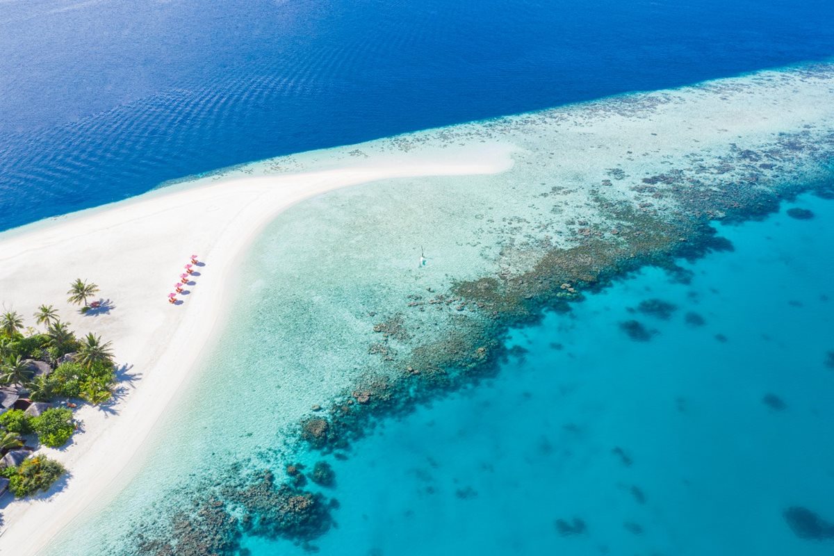 Jak vypadají pláže na Maledivách