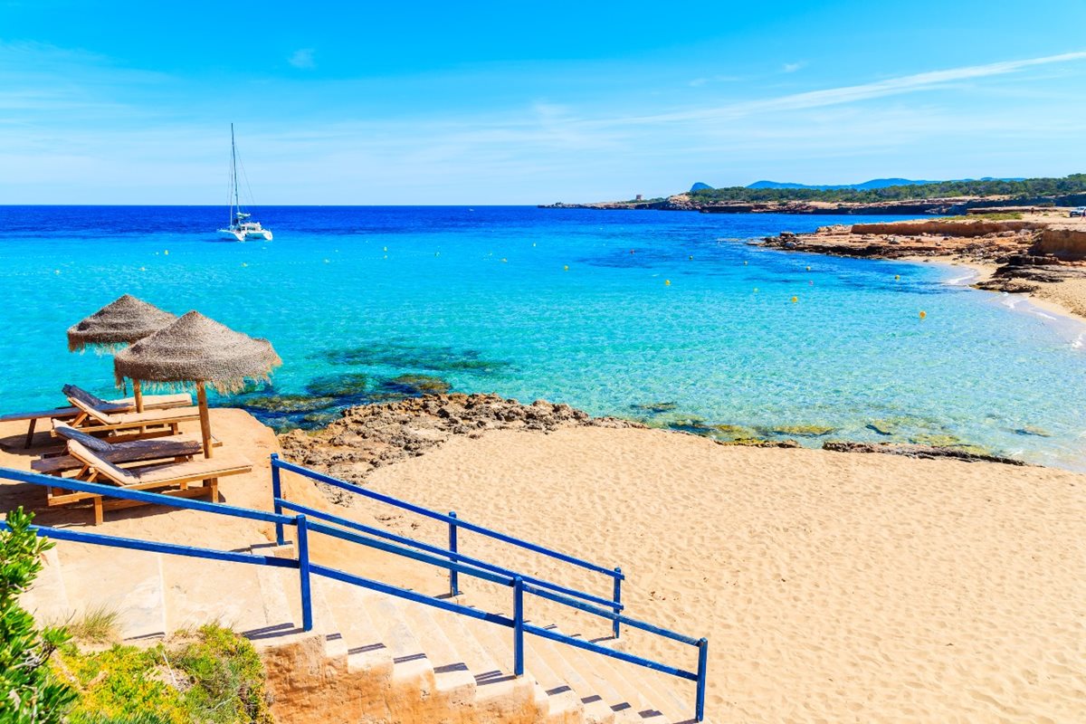 pláž Cala Comte, Ibiza
