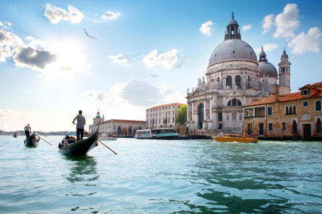 Chrám Santa Maria della Salute v Benátkách