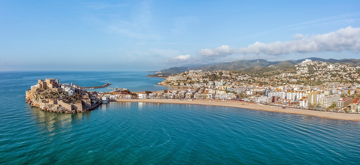 Pobřeží města Peniscola, Costa del Azahar