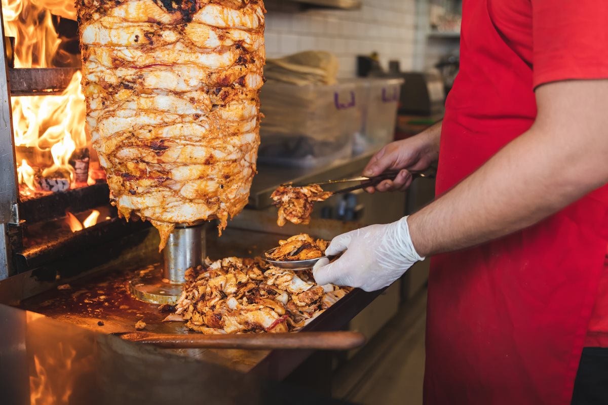 Tradiční turecký döner kebab