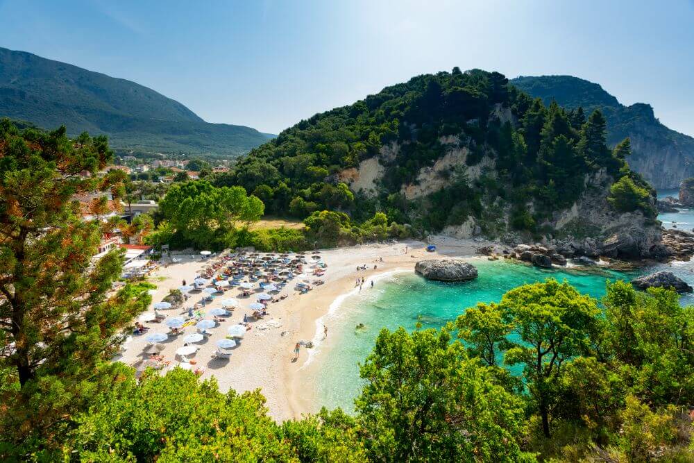 Piso Krioneri beach, Parga