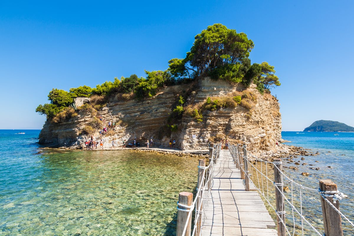 Ostrůvek Agios Sostis, Zakynthos