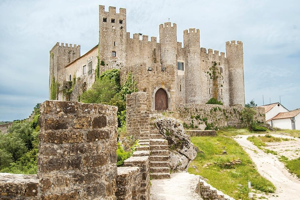 Historický hrad ve městě Obidonis