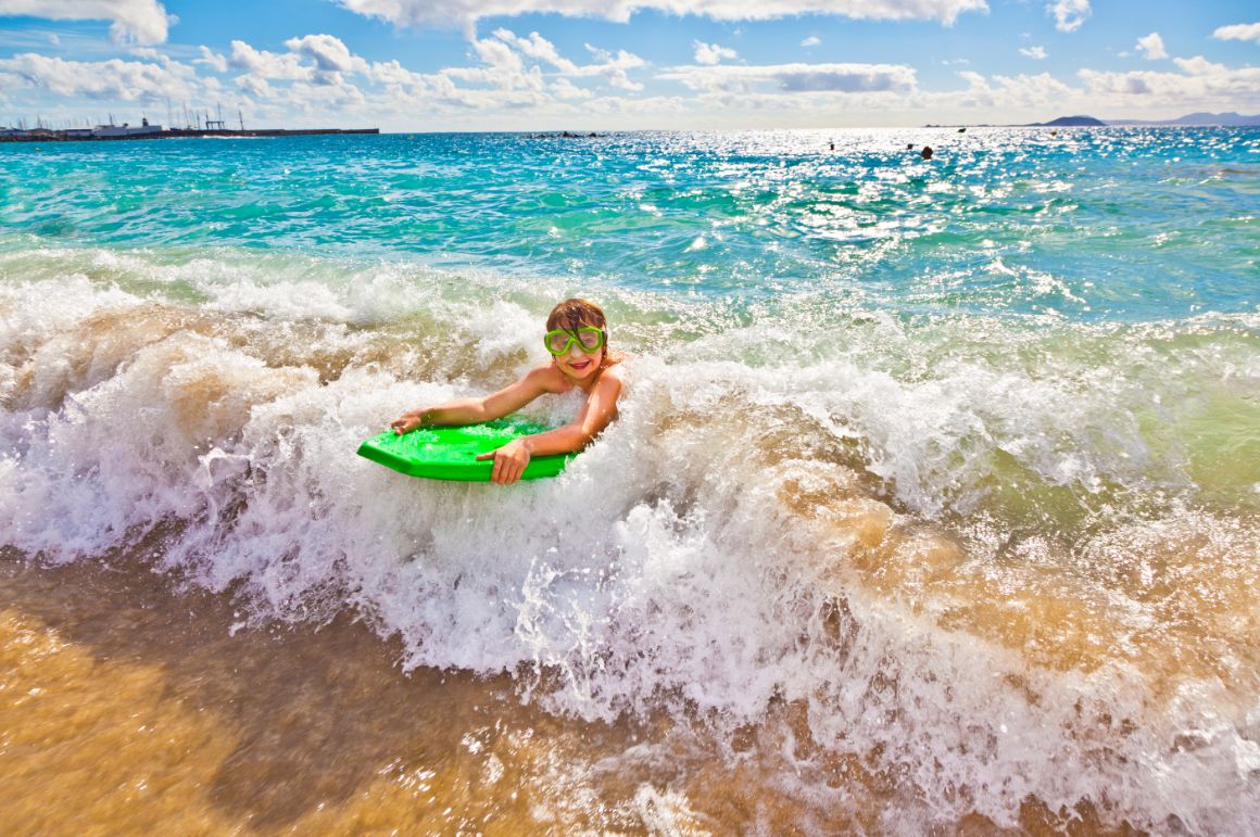 Surfování na Lanzarote je i pro nejmenší