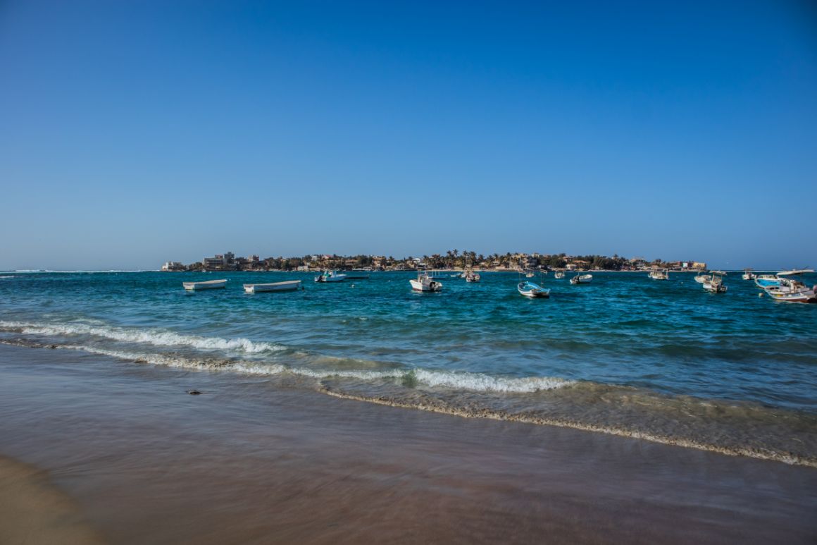 Ostrůvek Ngor u senegalského pobřeží