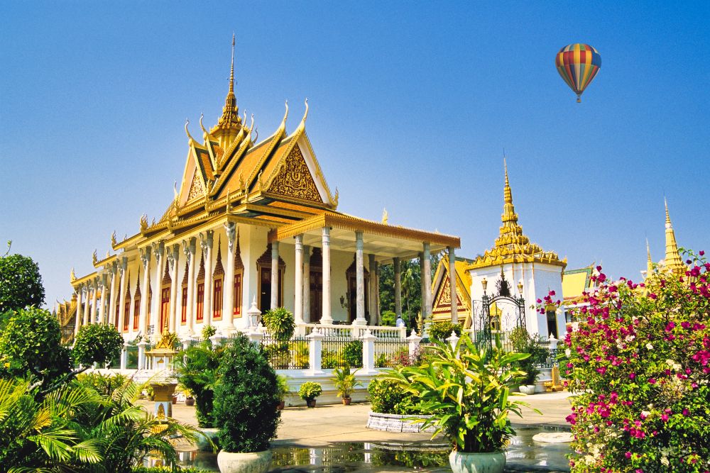 Královský palác, Phnom Penh, Kambodža