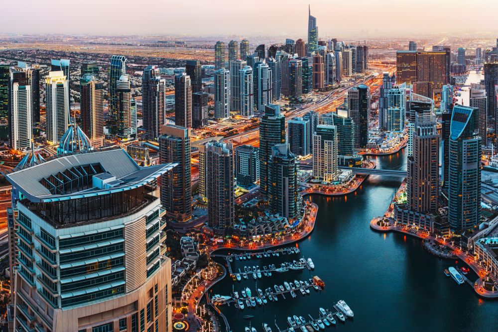 Dubai Marina v Dubaji