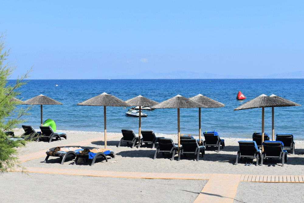 Pláž Ixia, Rhodos