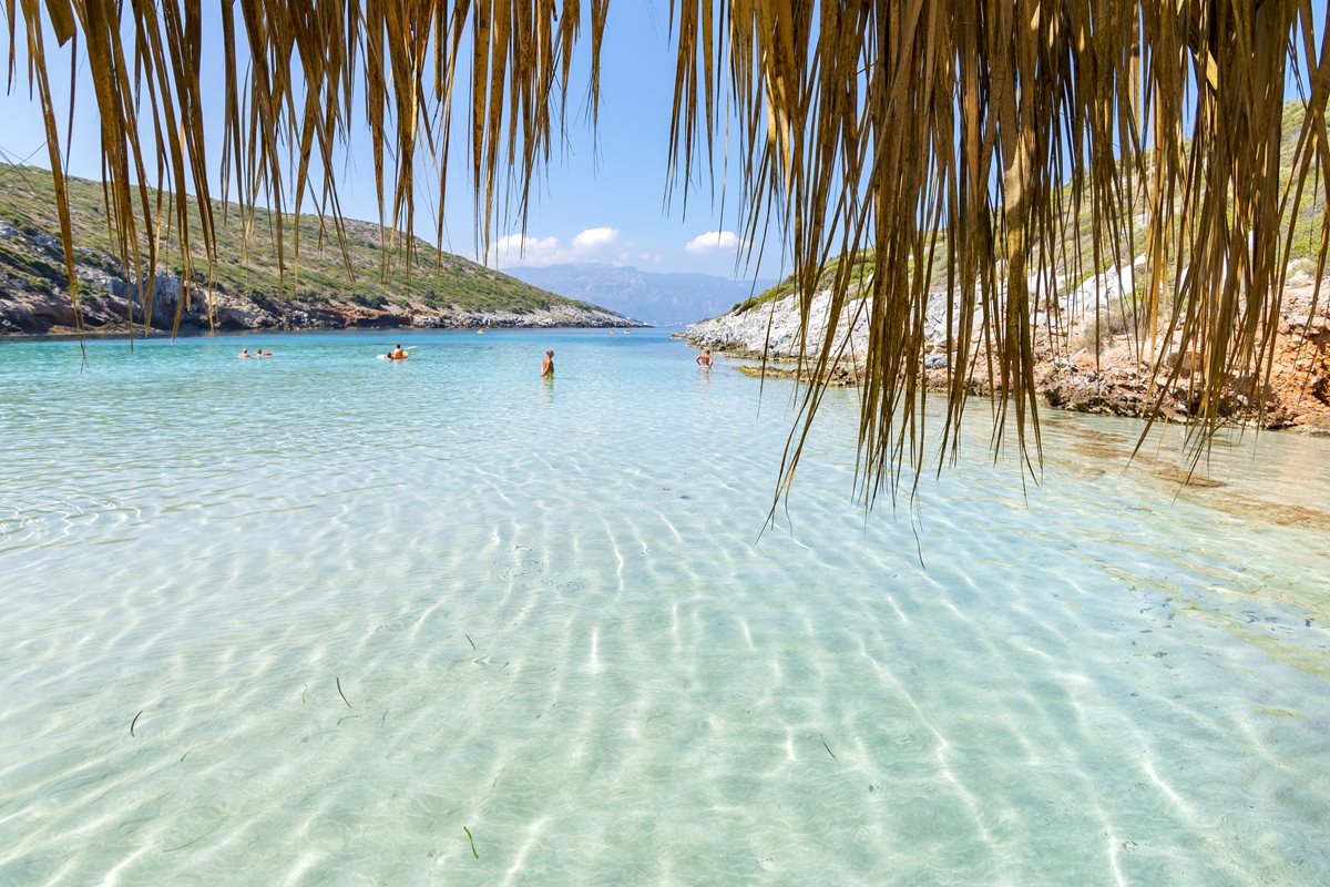 Pláž Livadaki, ostrov Samos