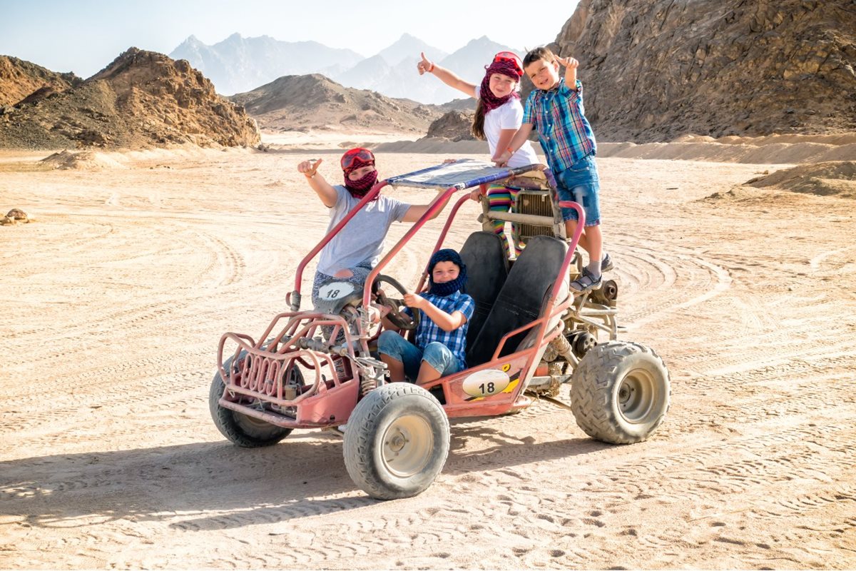 Výlety do pouště jsou potěšením i pro děti