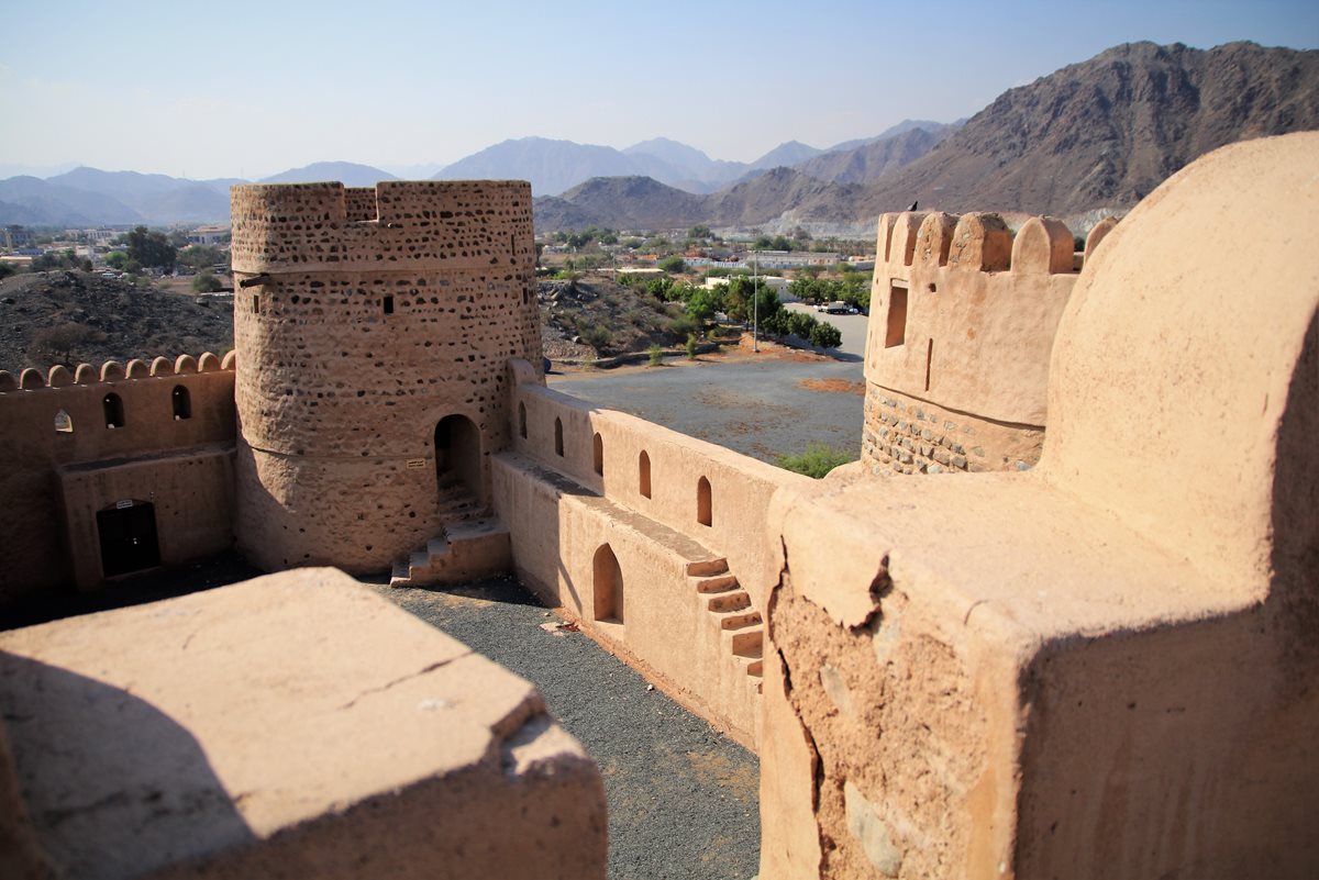 Fujairah, nejstarší pevnost Emirátů