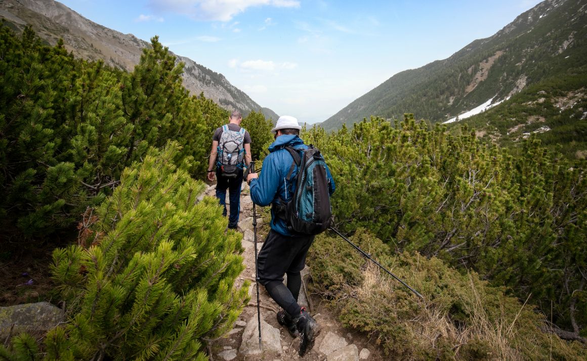 Pěší turistika v Pirinu, Bulharsko