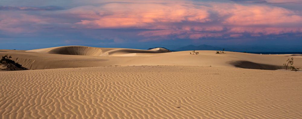 Duny v národním parku Corralejo, Fuerteventura, Španělsko