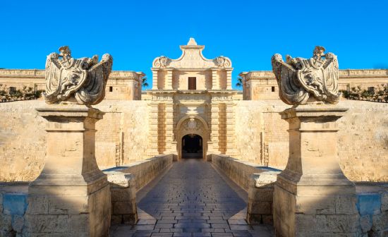 Brána městské pevnosti v Mdině