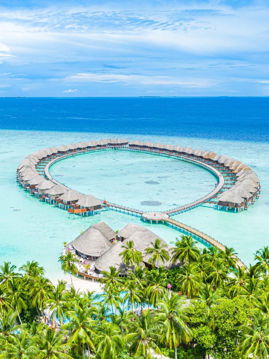 Resort na Maledivách