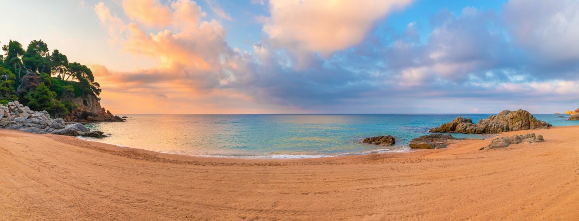 Pláž Lloret de Mar na Costa Brava