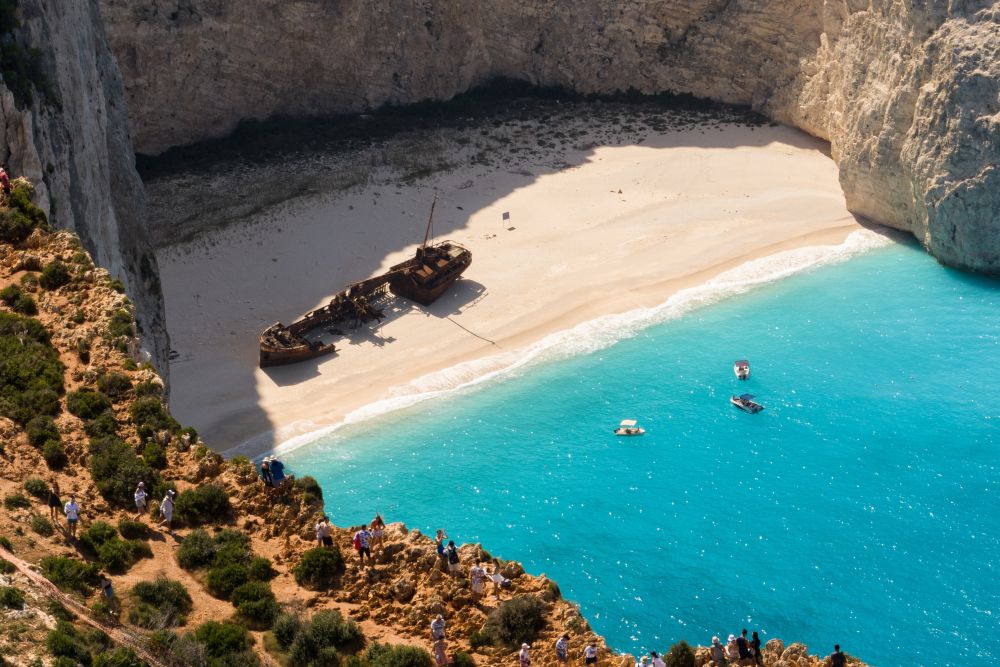 Pláž Navagio, Zakyntos, Řecko