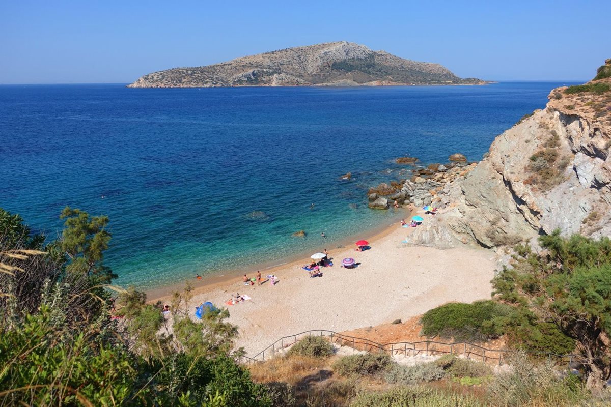 Kape beach, Sounion