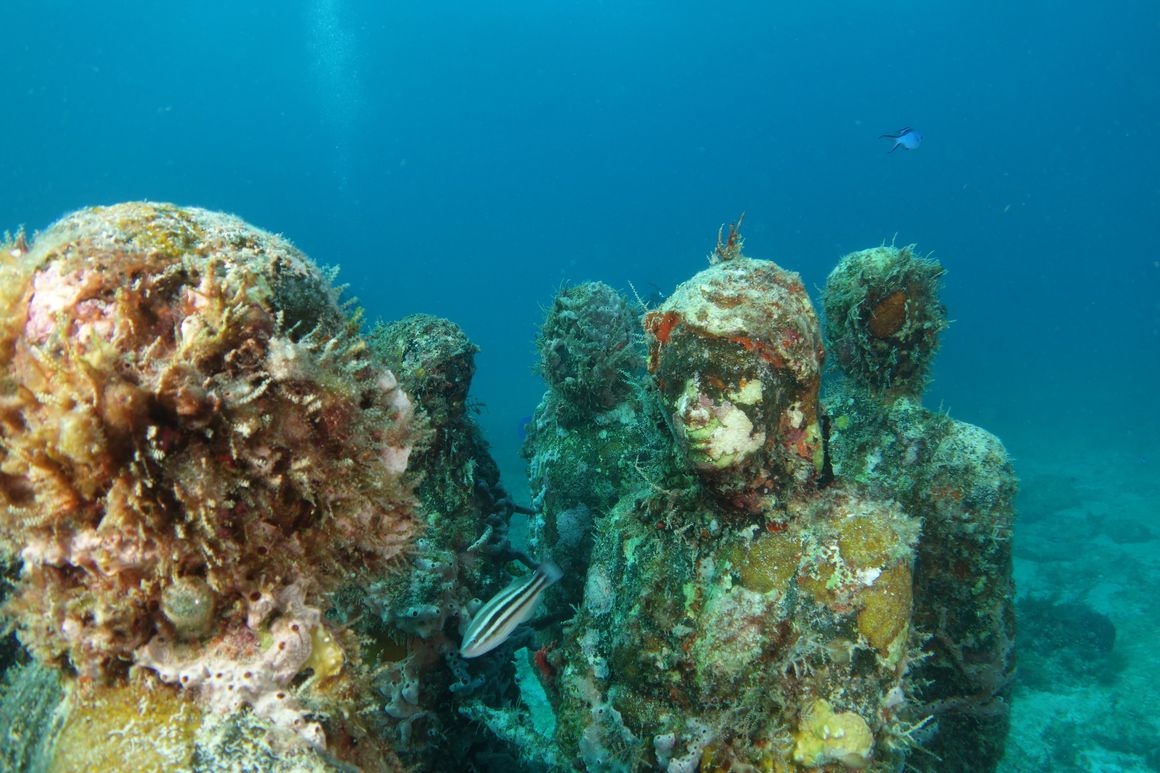 Podvodní sochy, Isla Mujeres
