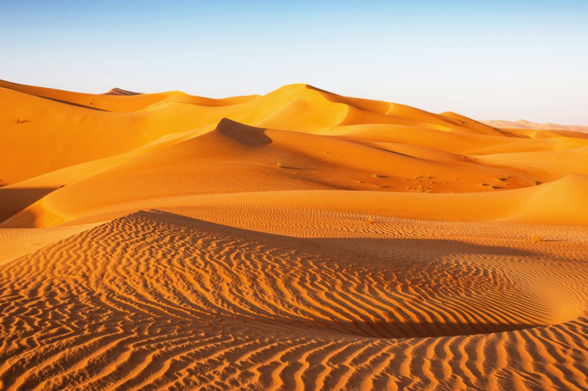 Duny v poušti Rub' al Khali