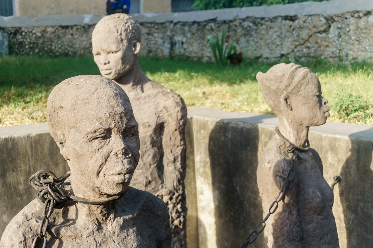 Pomník afrických otroků, Stone Town, Zanzibar