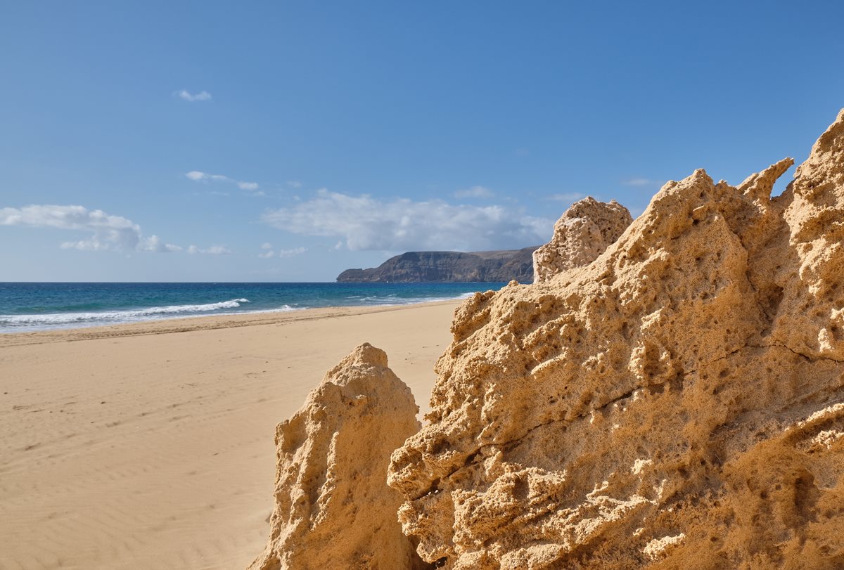 Pláž v Porto Santo