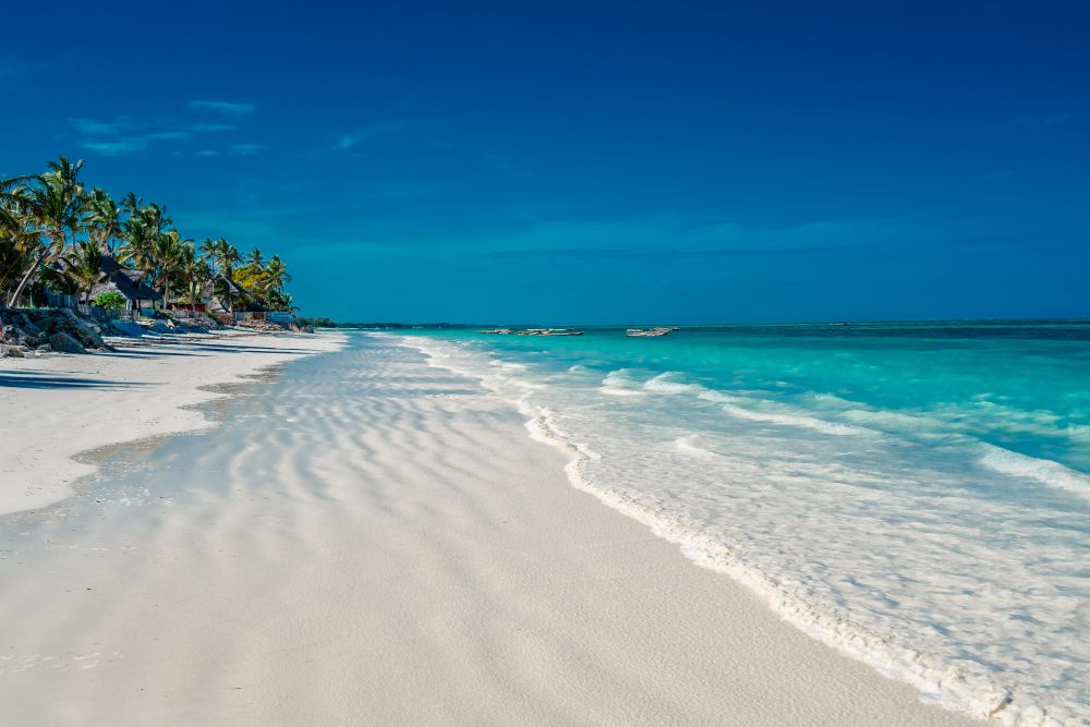 Pláž Jambiani, Zanzibar, Tanzanie