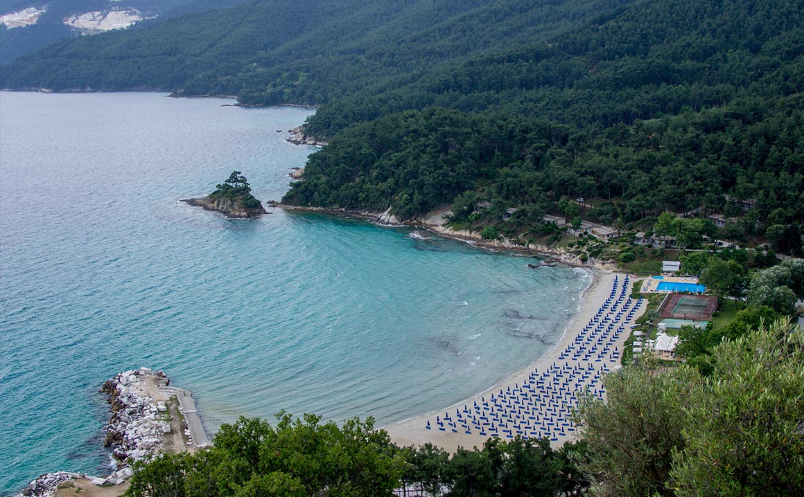 Makryammos beach, Thassos