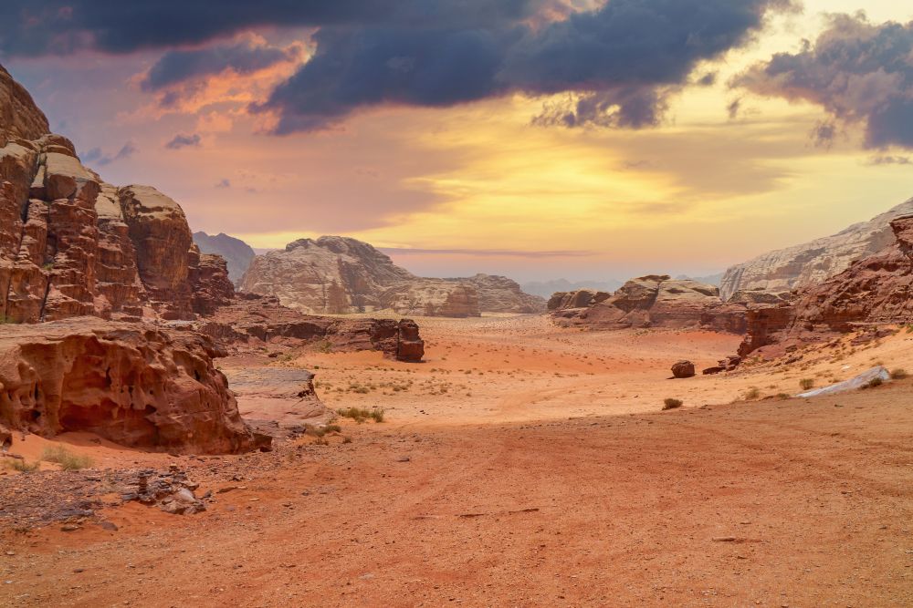 Poušť Wadi Rum 