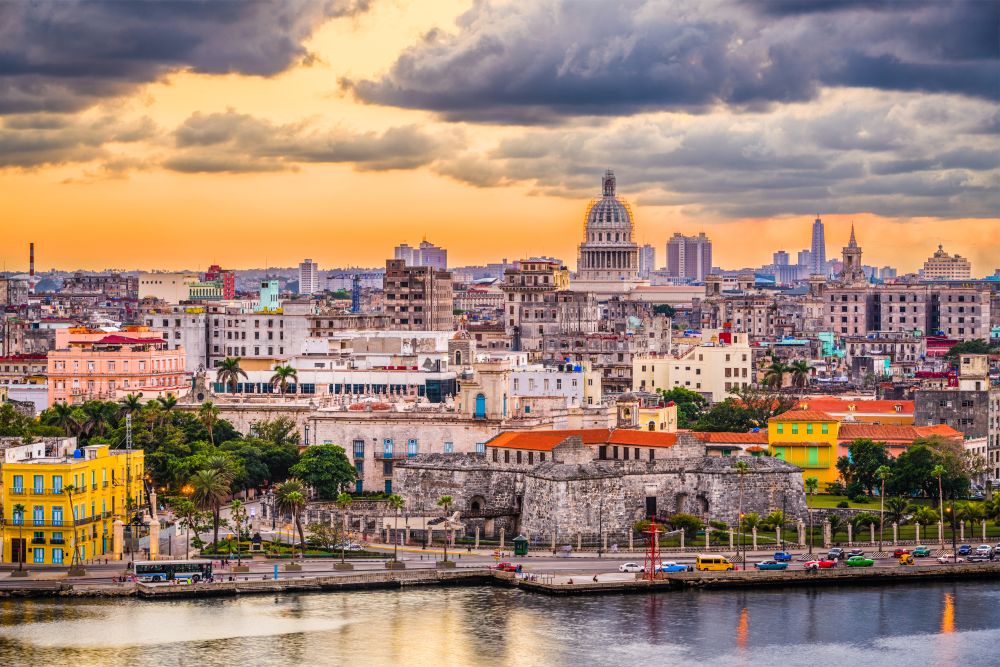 Celkový pohled na centrum Havany