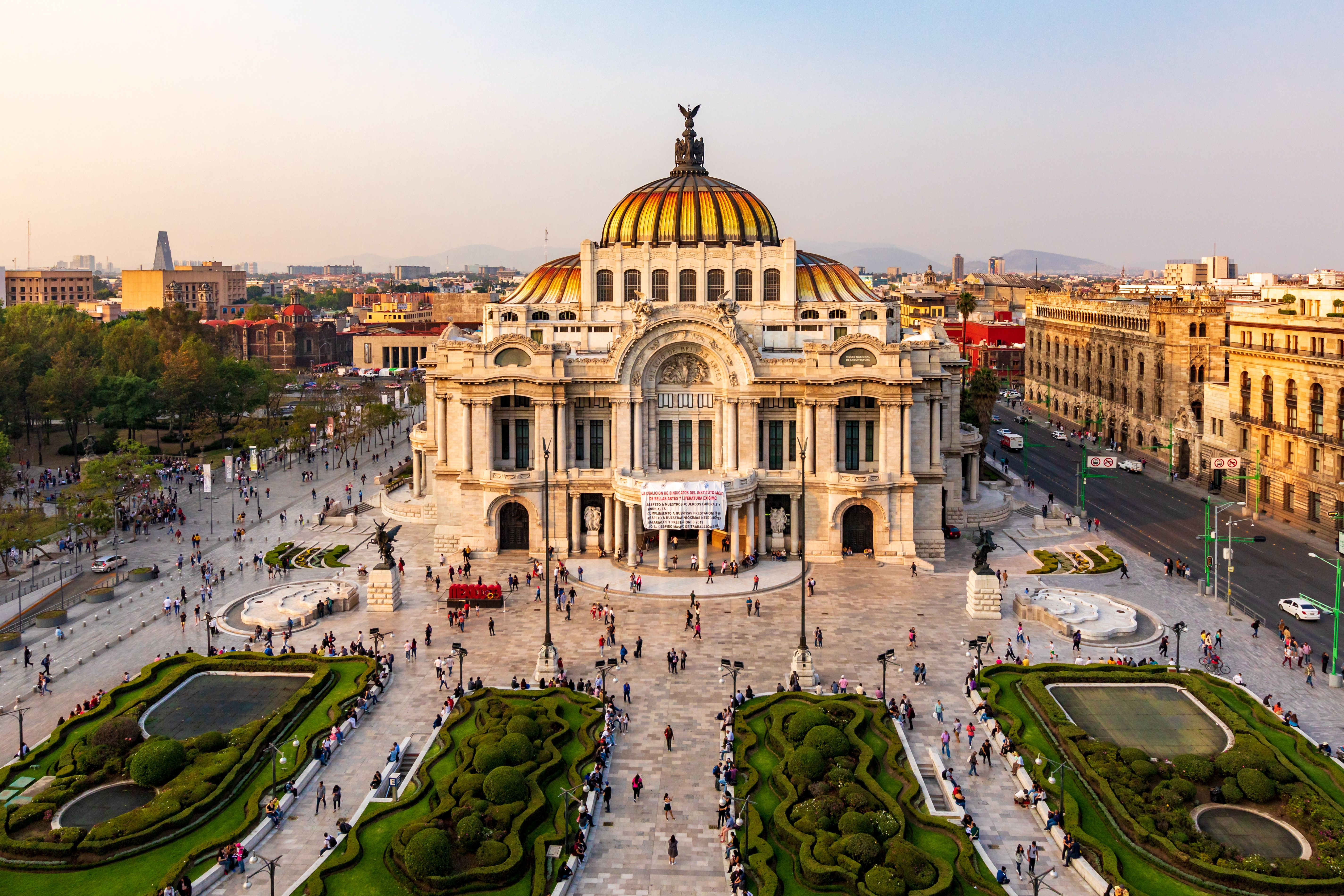 Palác umění, město Mexiko