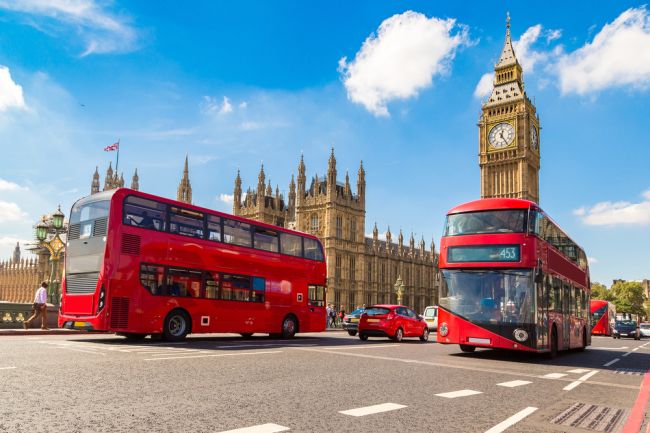 Big Ben, Westminsterské opatství a Double Deckers