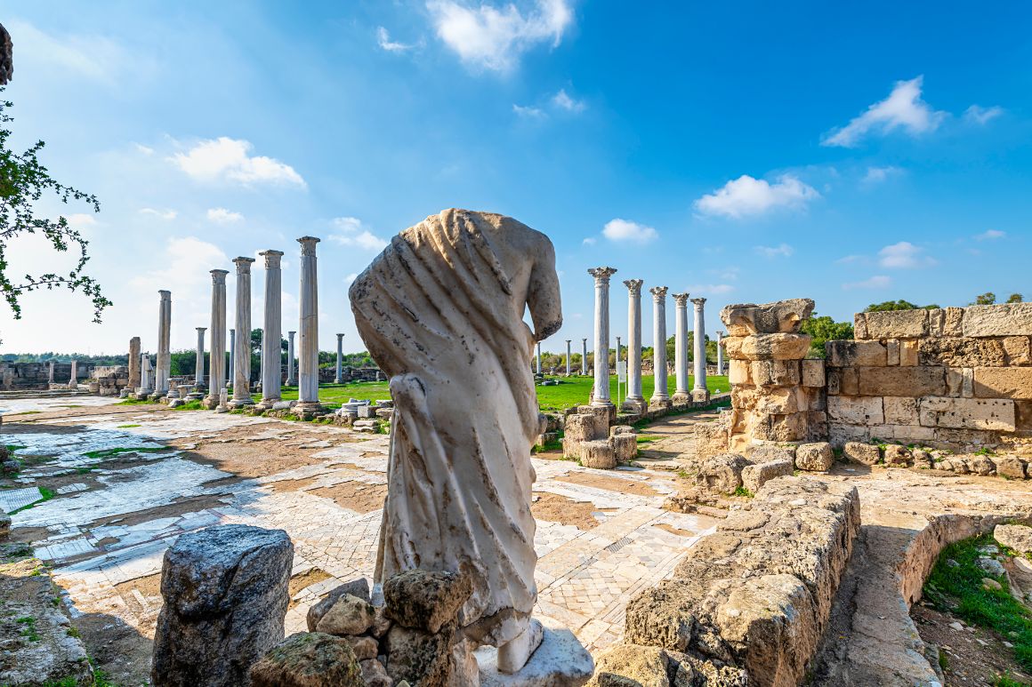 Ruiny římského města Salamis