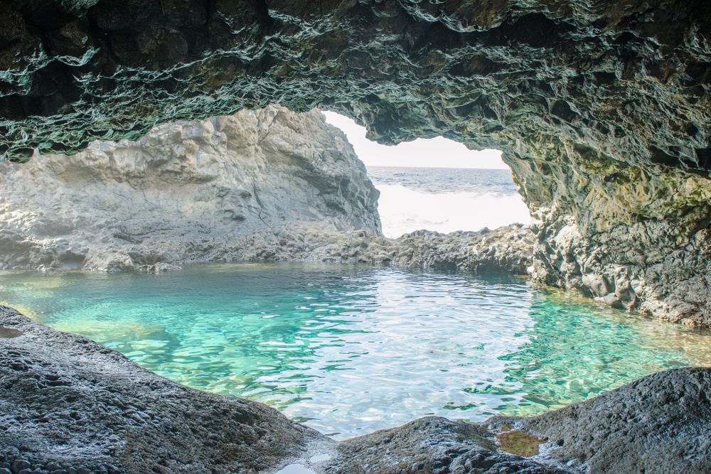 Charco Azul, El HIerro, Kanárské ostrovy Charco Azul, El HIerro, Kanárské ostrovy